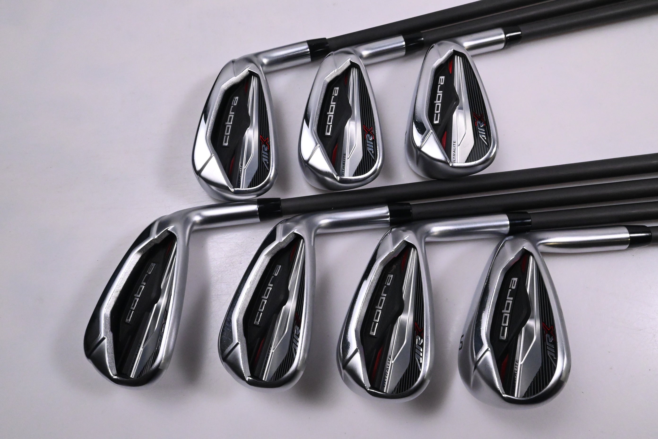 Cobra Air-X Irons / 5-PW+SW / Senior Flex Cobra UltraLite 45 Shafts