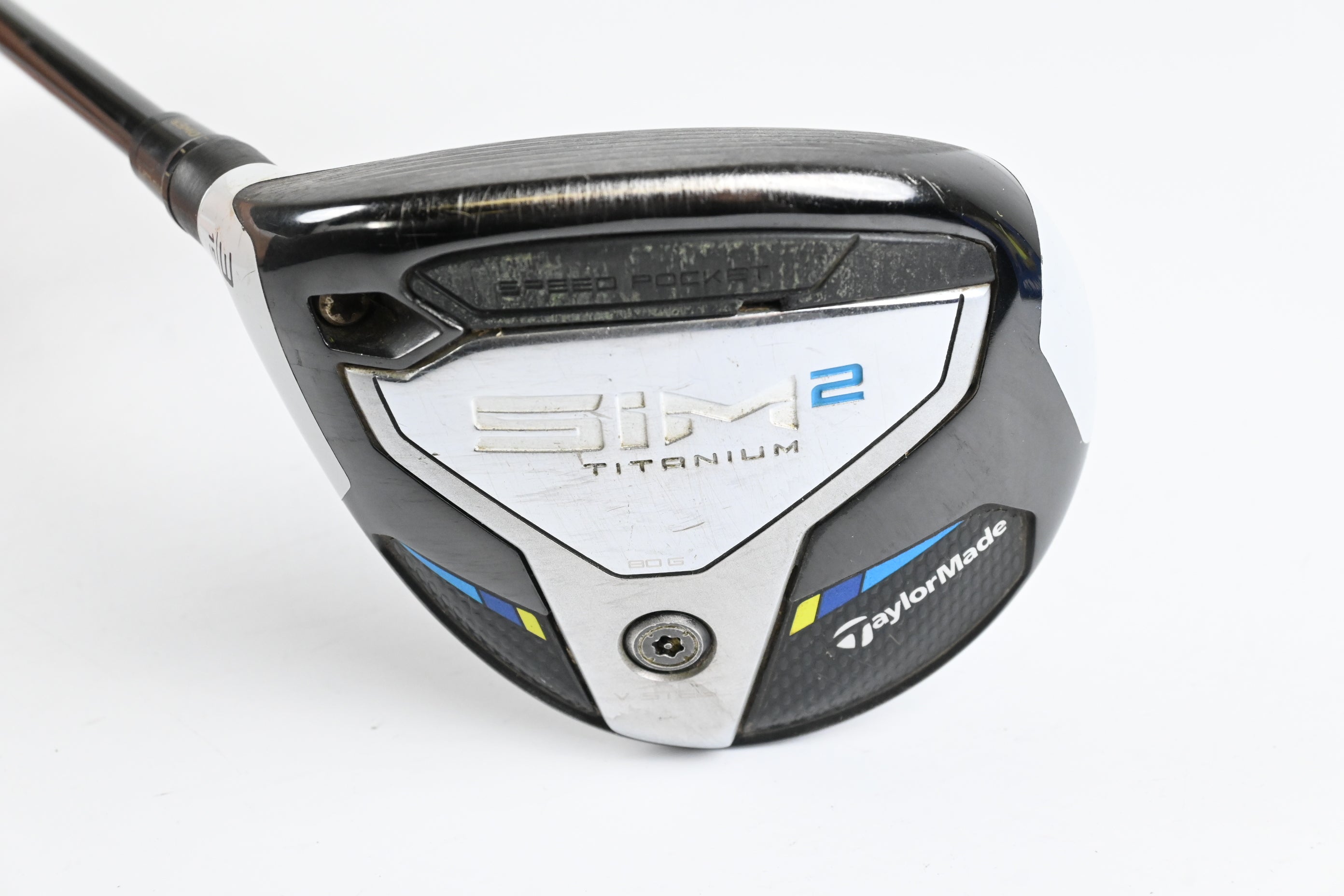 Left Hand Taylormade SIM2 Ti #3 Wood / 15 Degree / X-Flex HZRDUS Smoke Black RDX