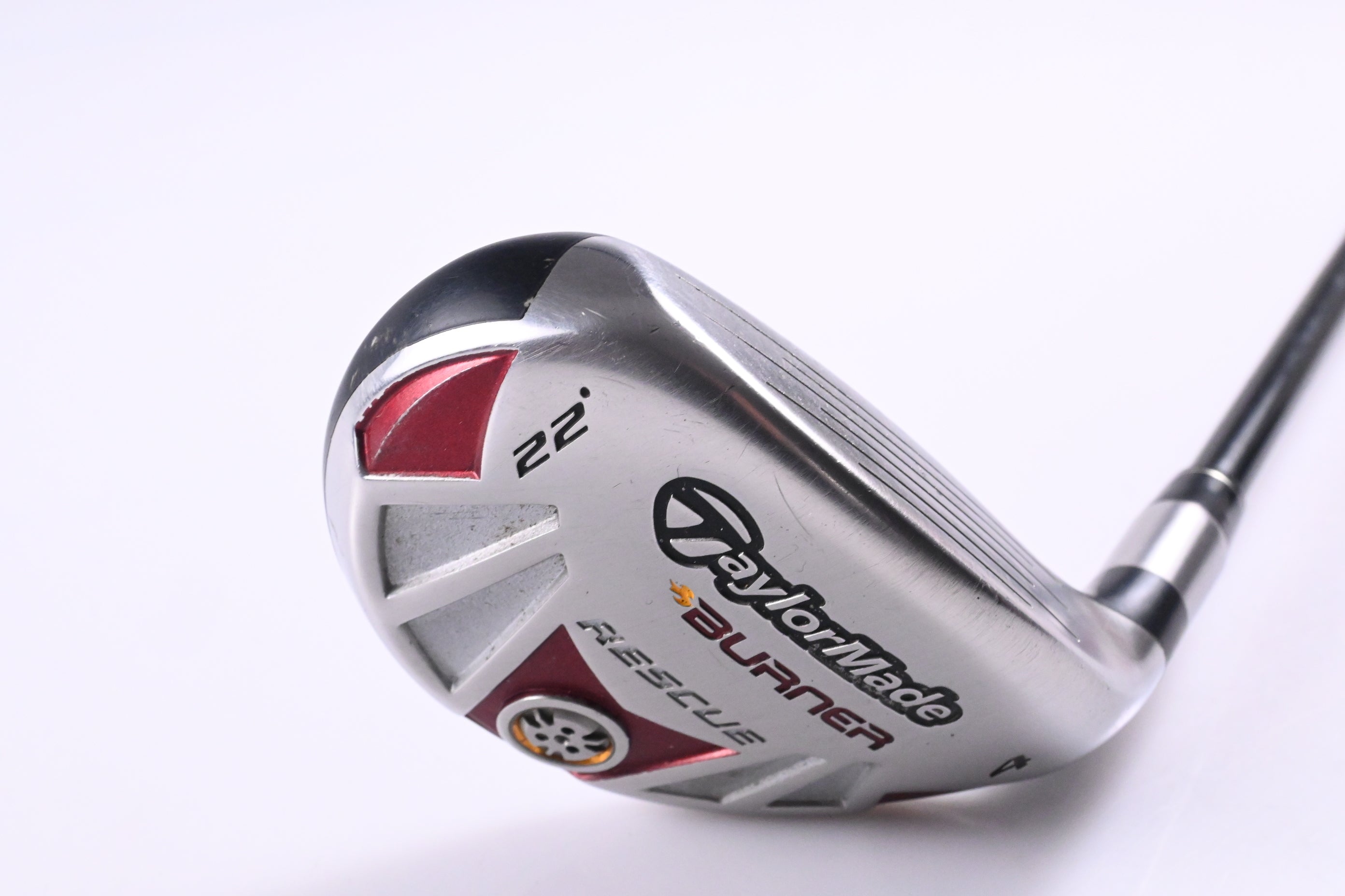 Taylormade Burner 2007 #4 Hybrid / 22 Degree / Stiff Flex Reax 65 Shaft