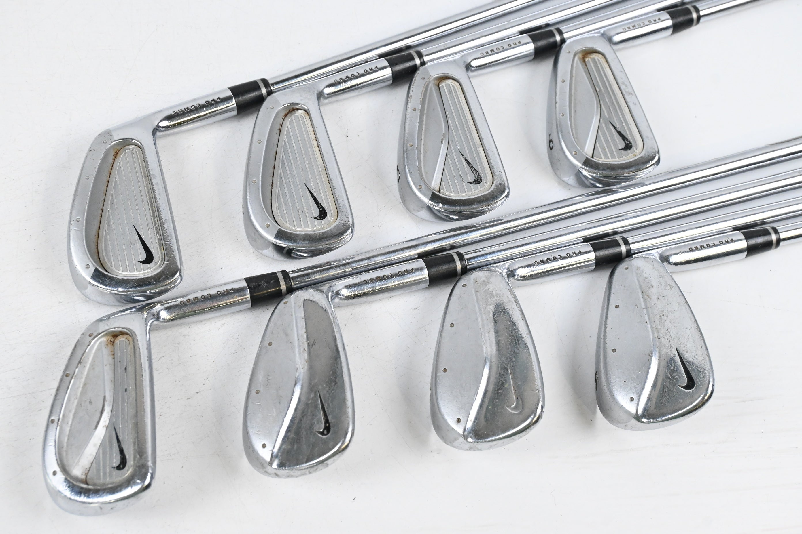 Nike Forged Pro Combo Irons / 3-PW / Stiff Flex Steel Shafts