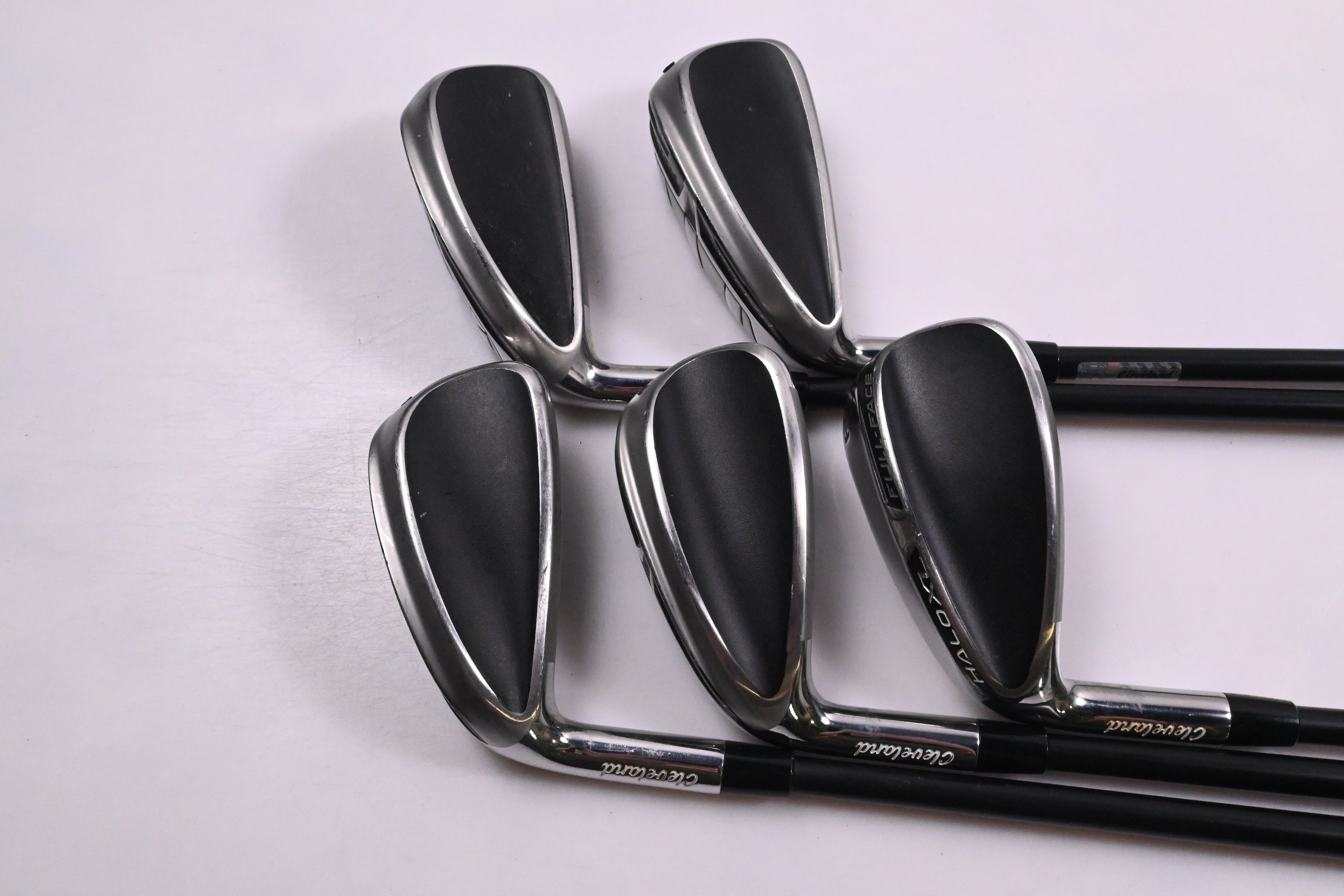 Left Hand Cleveland Halo XL Full Face Irons / 6-PW / Regular Flex UST Helium