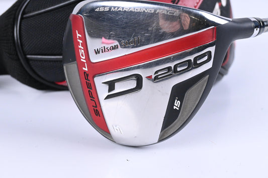 Wilson D200 #3 Wood / 15 Degree / Regular Flex UST Mamiya Elements Chrome 49