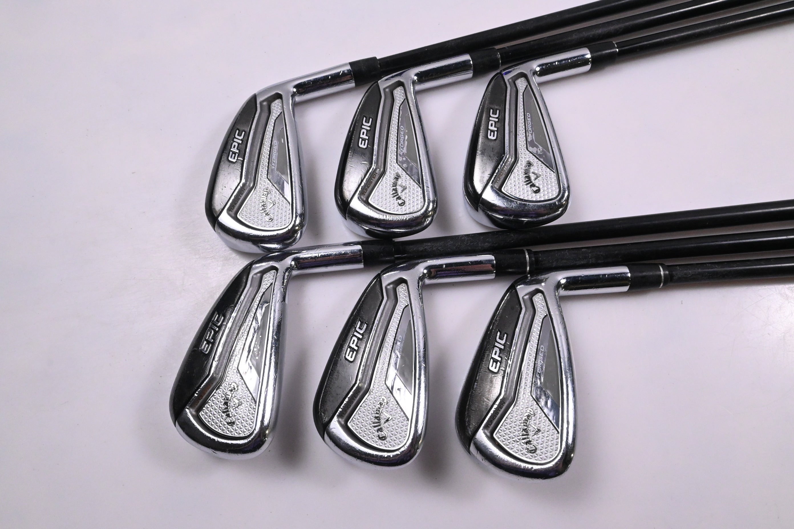 Callaway Epic Forged Irons / 4-9i / Regular Flex Tensei AV Silver 60 Shafts