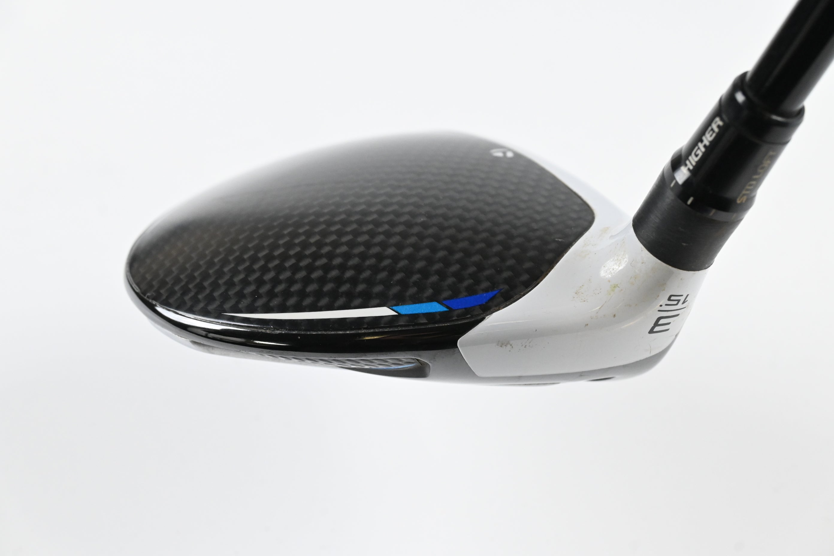 Left Hand Taylormade SIM2 Ti #3 Wood / 15 Degree / X-Flex HZRDUS Smoke Black RDX