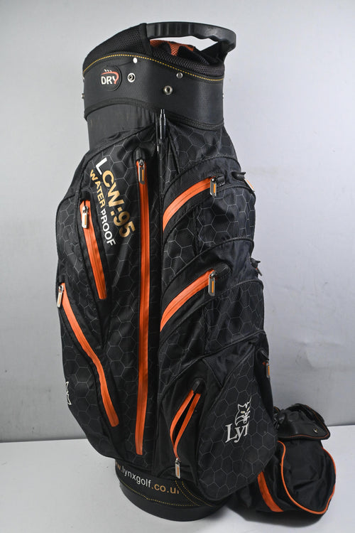 Lynx CCW:95 Cart Bag / 14-Way Divider / Black & Orange
