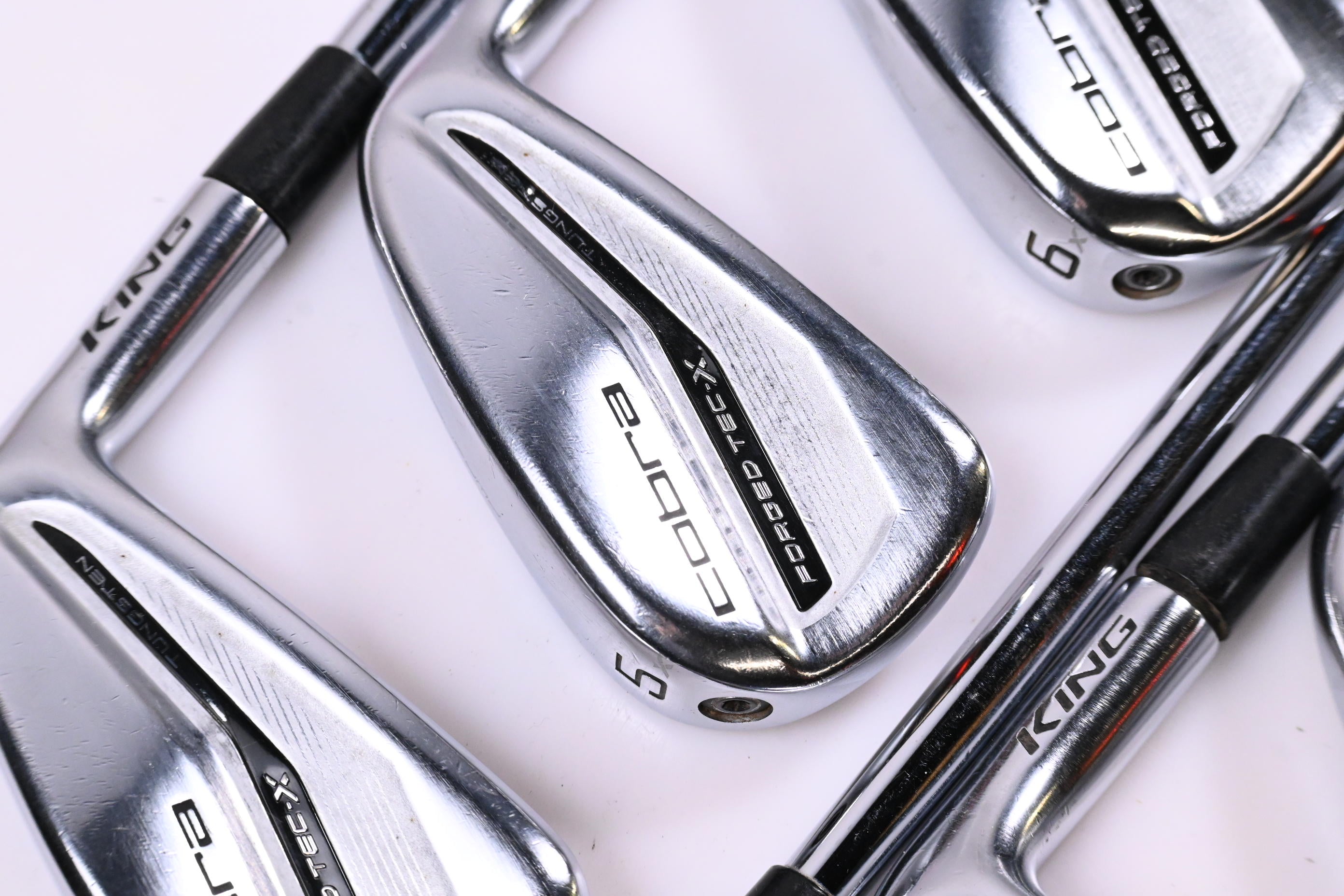 Cobra Forged Tec X 2022 Irons / 4-PW / Stiff Flex KBS Tour Lite Shafts
