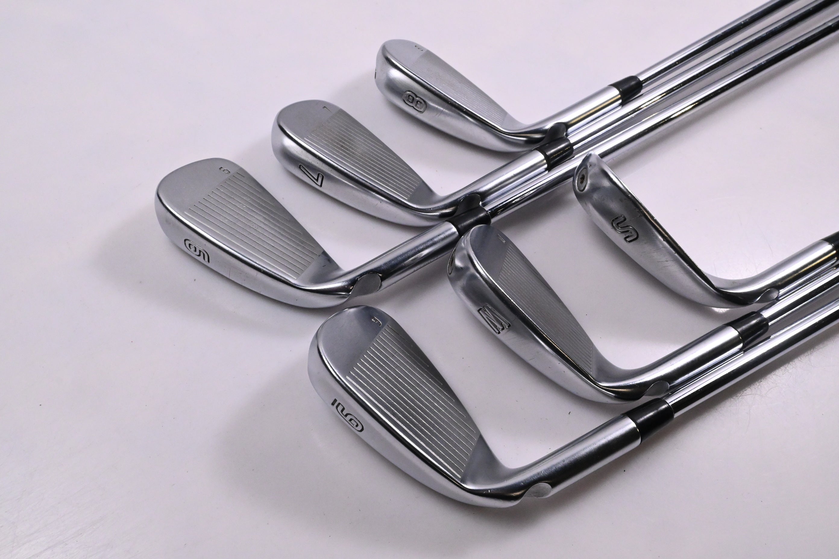 Ping G425 Irons / 6-PW+SW / Green Dot / Regular Flex Ping AWT 2.0 Shafts