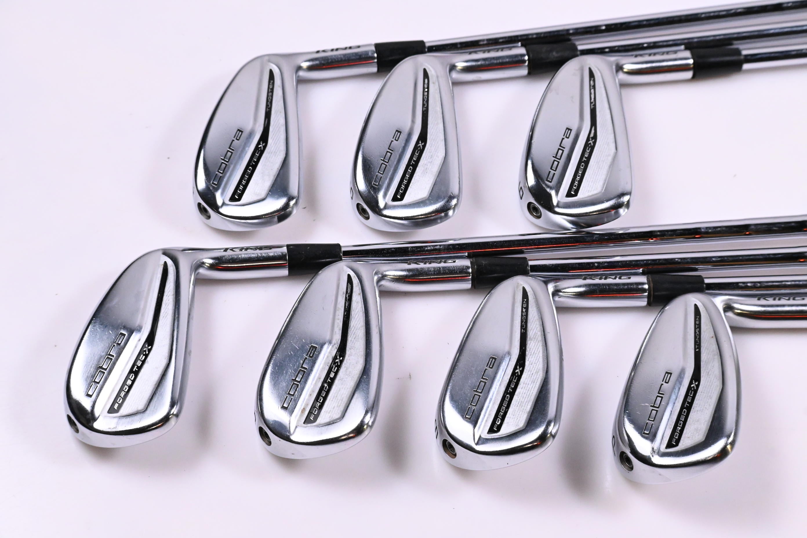 Cobra Forged Tec X 2022 Irons / 4-PW / Stiff Flex KBS Tour Lite Shafts