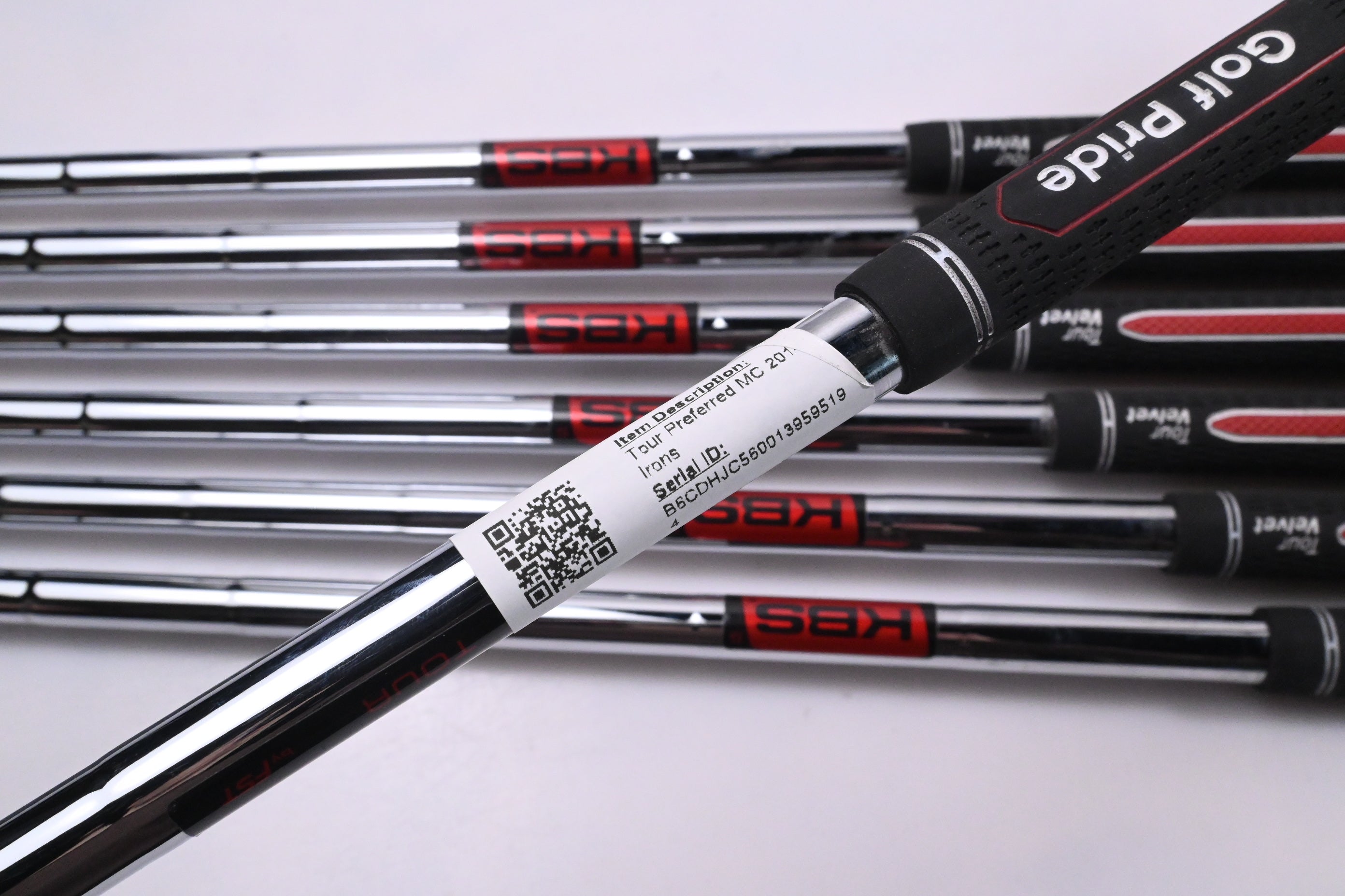 Taylormade Tour Preferred MC 2014 Irons / 4-PW / Stiff Flex KBS Tour Shafts
