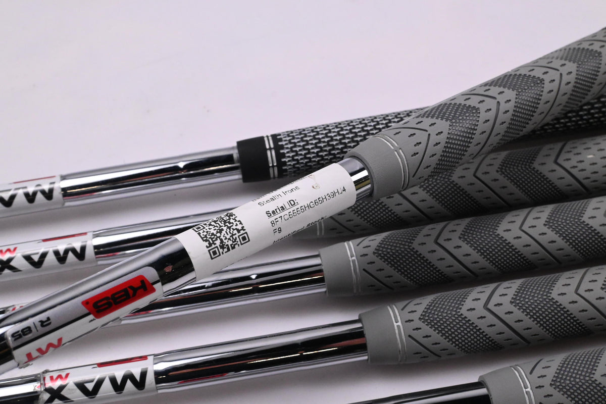 Taylormade Stealth Irons / 5-PW / Regular Flex KBS MAX MT 85 Shafts