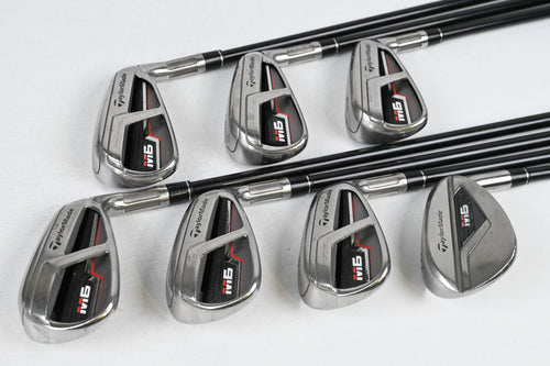 Taylormade M6 Irons / 5-PW+SW / Regular Flex Fujikura Atmos Orange 6 Shafts