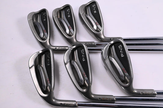Left Hand Ping G25 Irons / 5-PW / Black Dot / Senior Flex Ping CFS Shafts