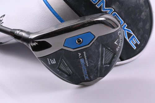 Left Hand Callaway Paradym Ai Smoke Max #3 Wood / 15 Degree / Regular Flex