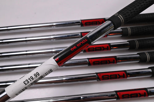 Cobra King Speedzone Irons / 5-PW+GW / Regular Flex KBS Tour 90 Shafts