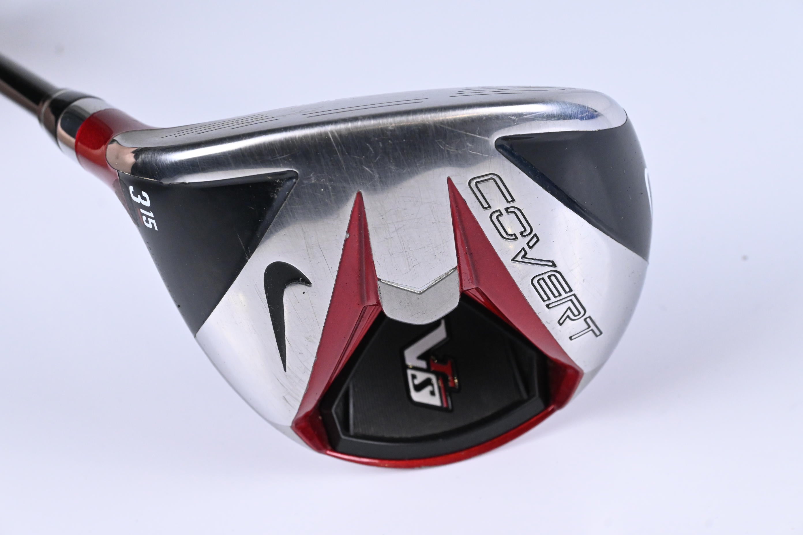 Left Hand Nike VR-S Covert #3 Wood / 15 Degree / Regular Flex Kuro Kage Red 60