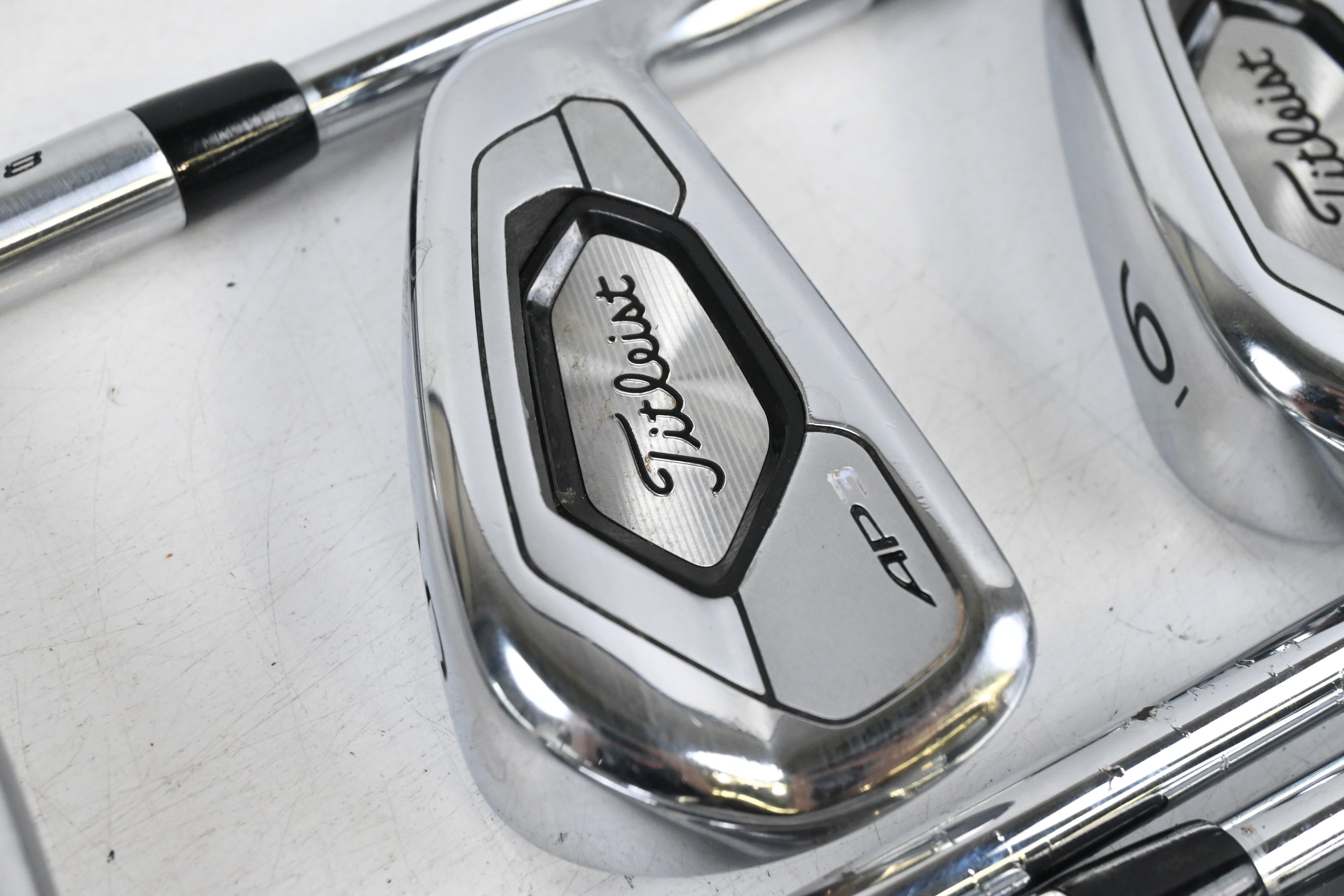 Titleist 718 AP3 Irons / 4-PW / Stiff Flex AMT Black S300 Shafts