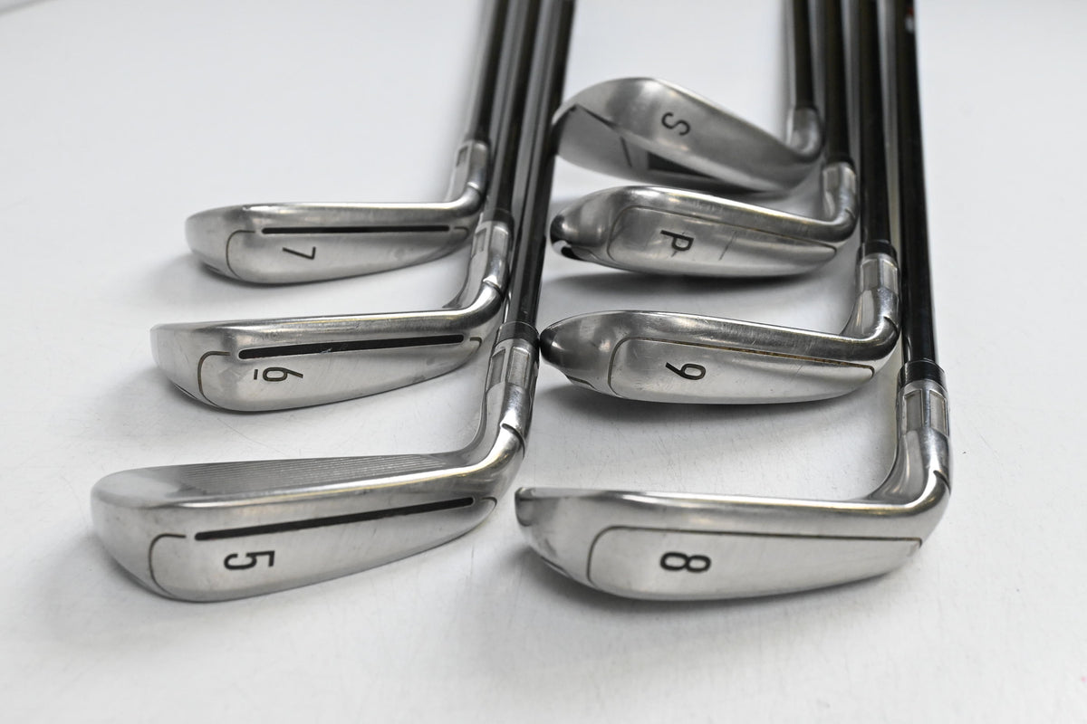 Taylormade M6 Irons / 5-PW+SW / Regular Flex Fujikura Atmos Orange 6 Shafts