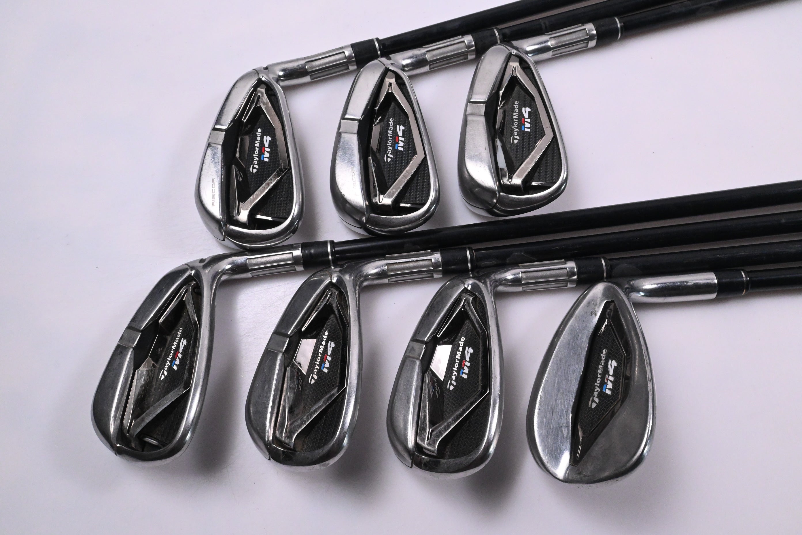 Taylormade M4 Irons / 5-PW+SW / Regular Flex Fujikura Atmos Red 6 Shafts