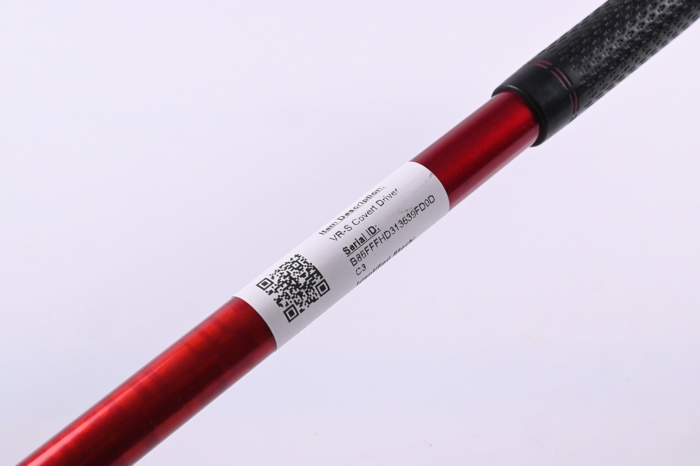 Nike VR-S Covert Driver / 10.5 Degree / Regular Flex Kuro Kage Red 50 Shaft