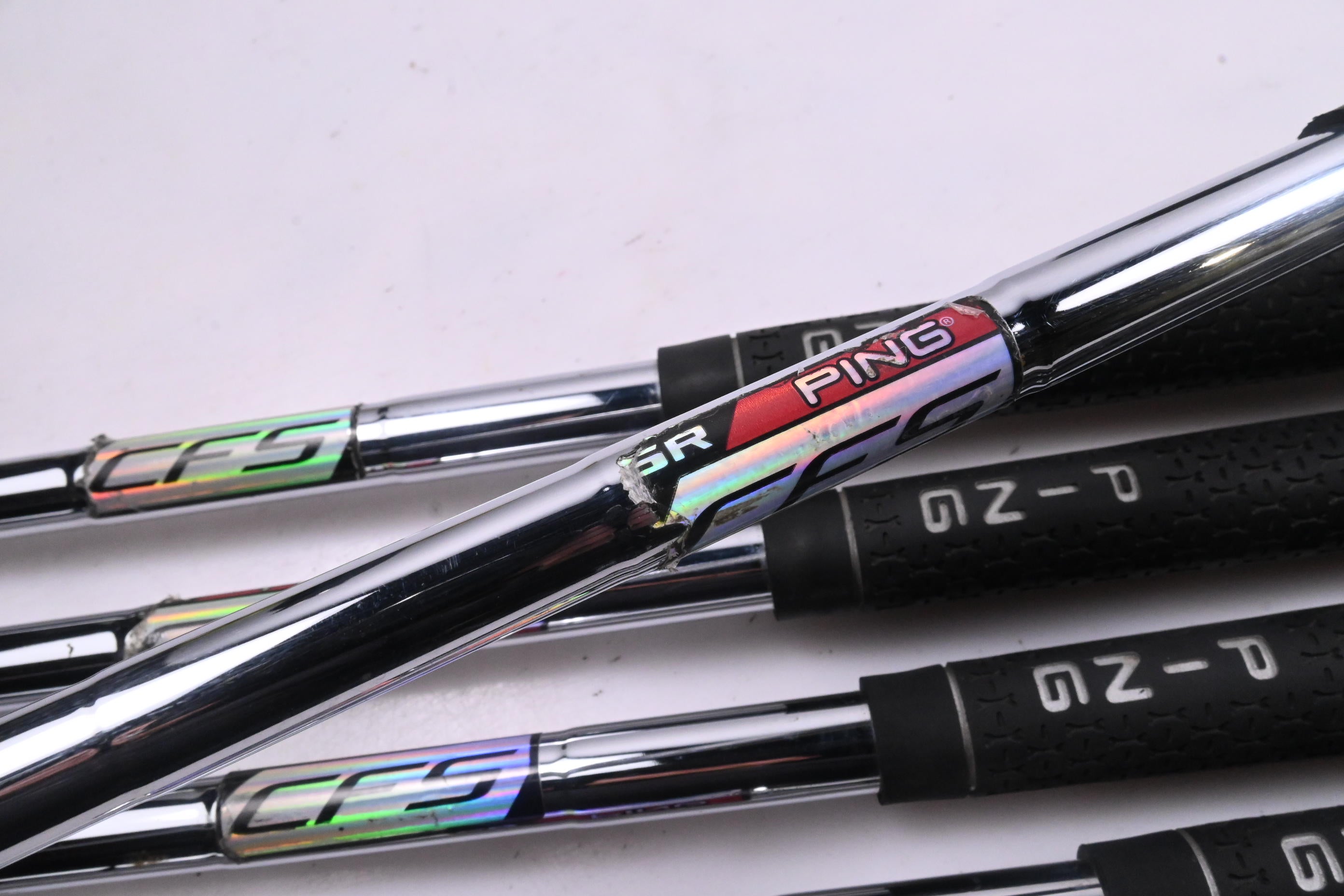 Left Hand Ping G25 Irons / 5-PW / Black Dot / Senior Flex Ping CFS Shafts