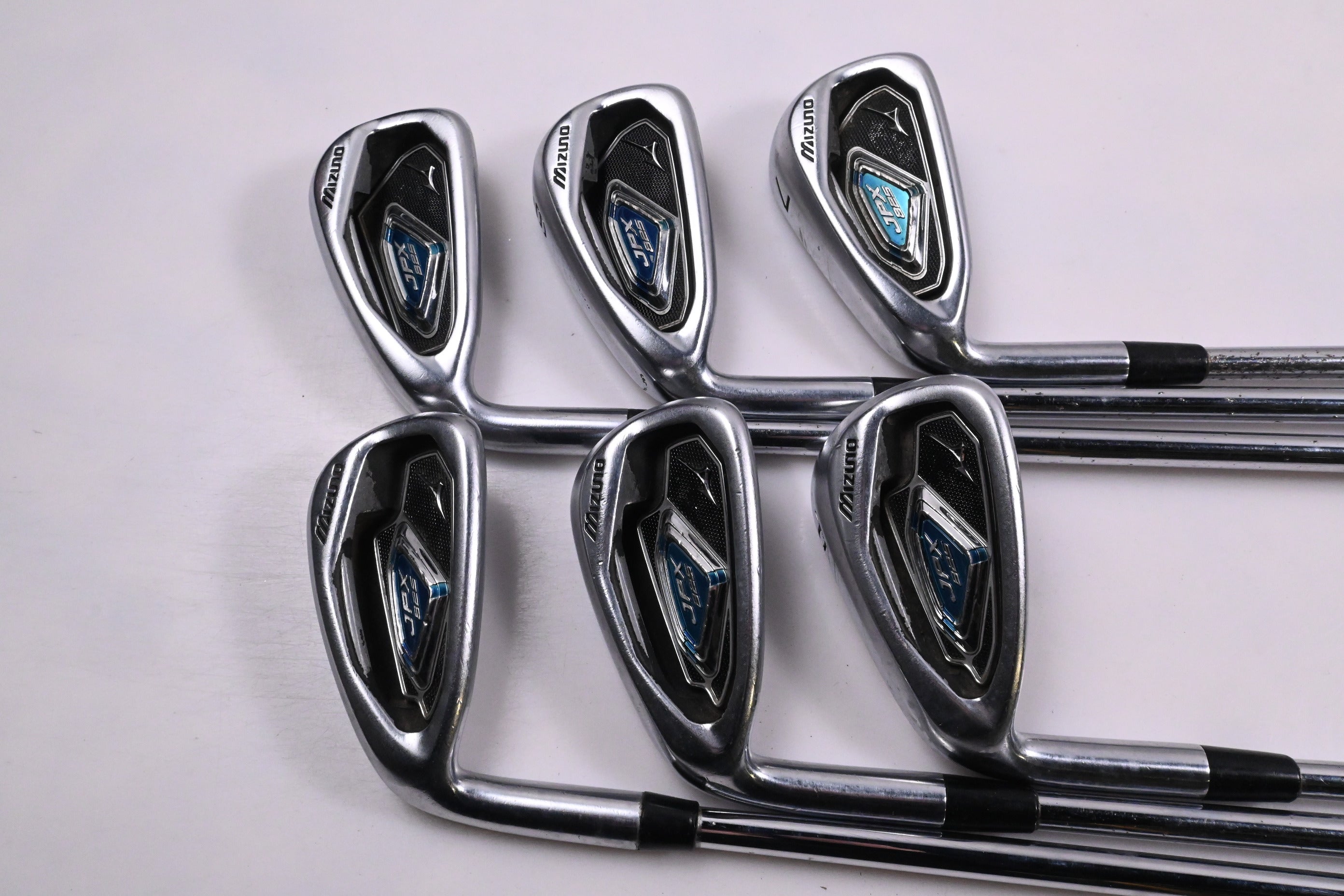 Left Hand Mizuno JPX 825 Irons / 5-PW / Stiff Flex Steel Shafts