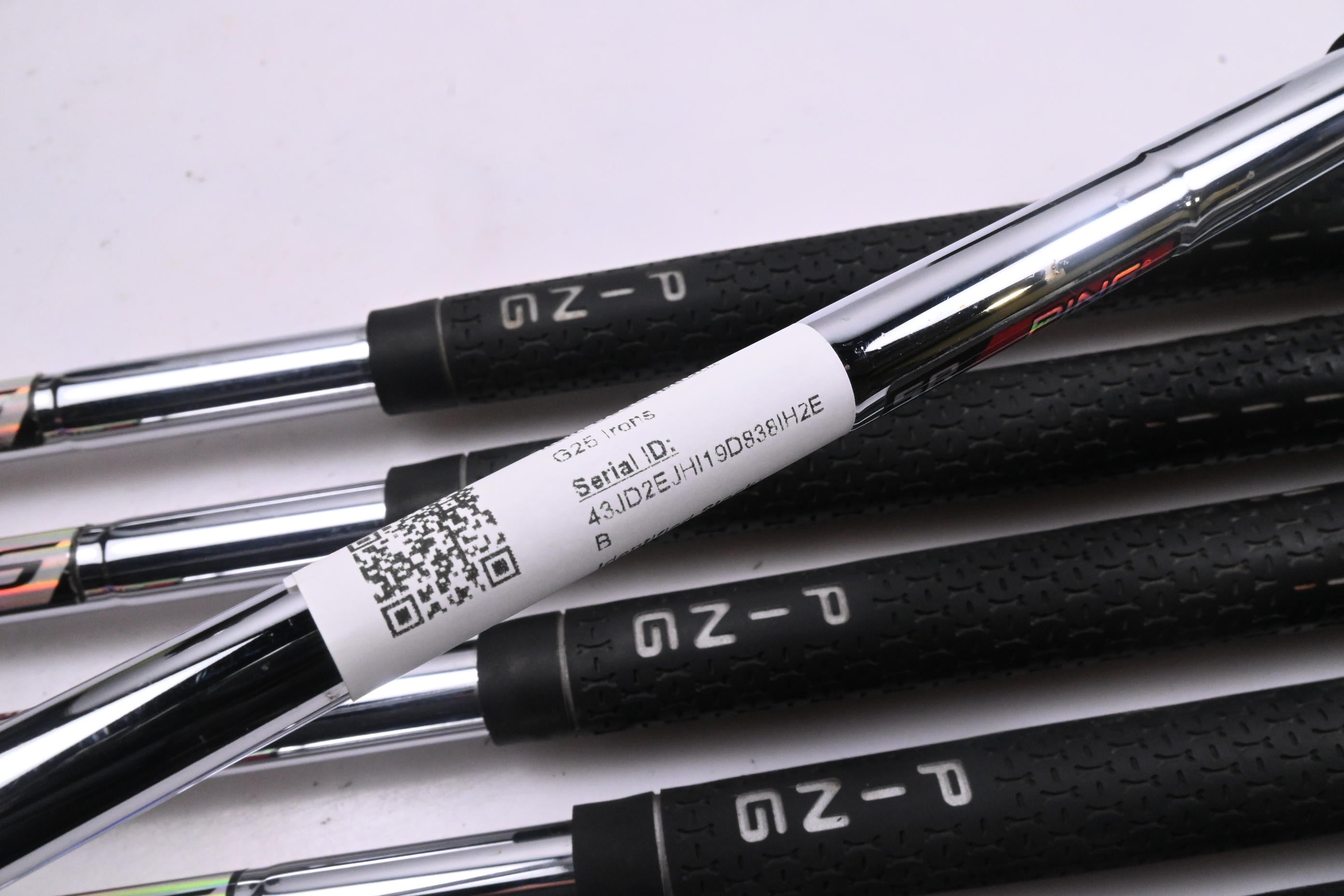 Left Hand Ping G25 Irons / 5-PW / Black Dot / Senior Flex Ping CFS Shafts