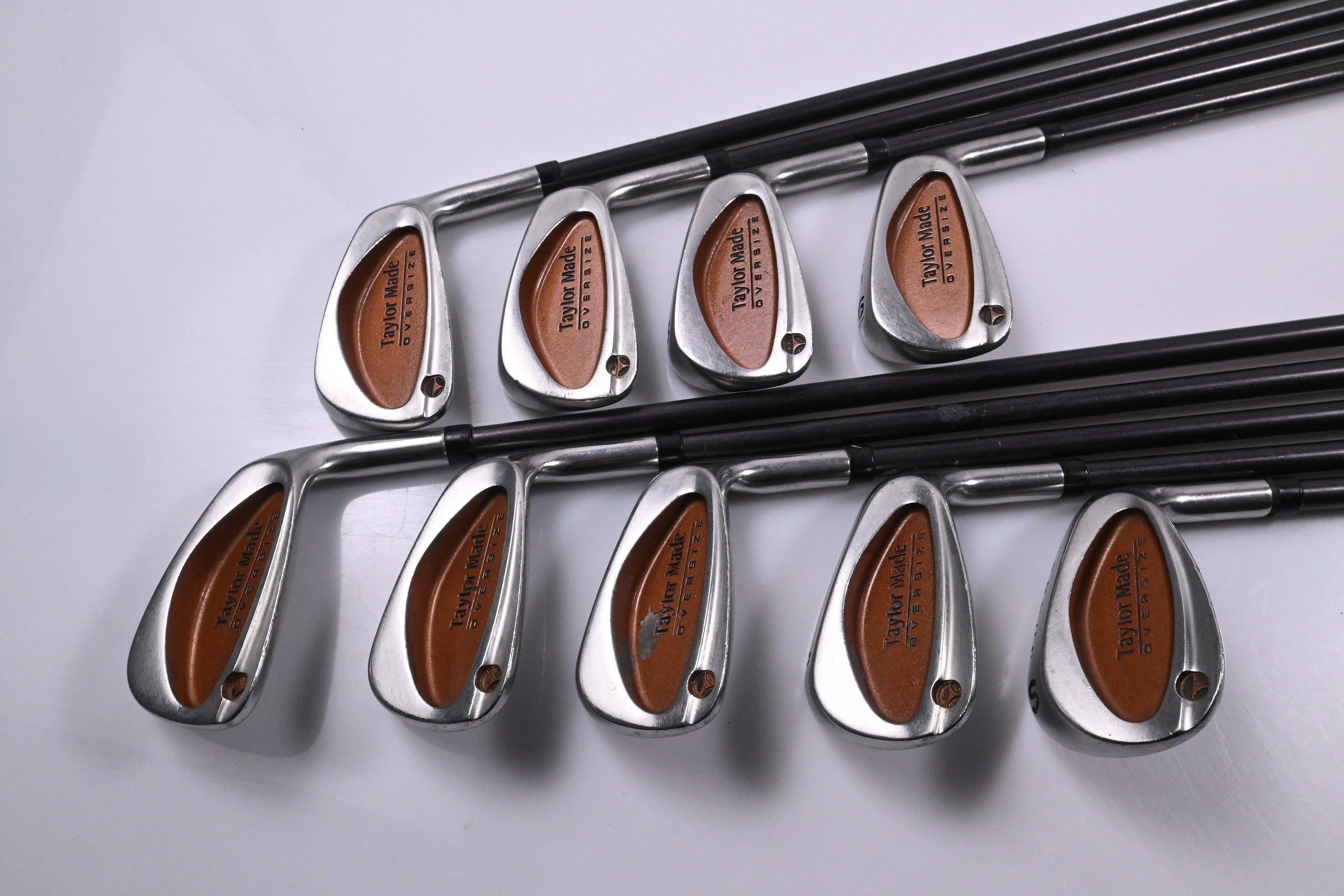Taylormade Burner Oversize Irons / 3-PW+SW / Stiff Flex Taylormade Bubble 90