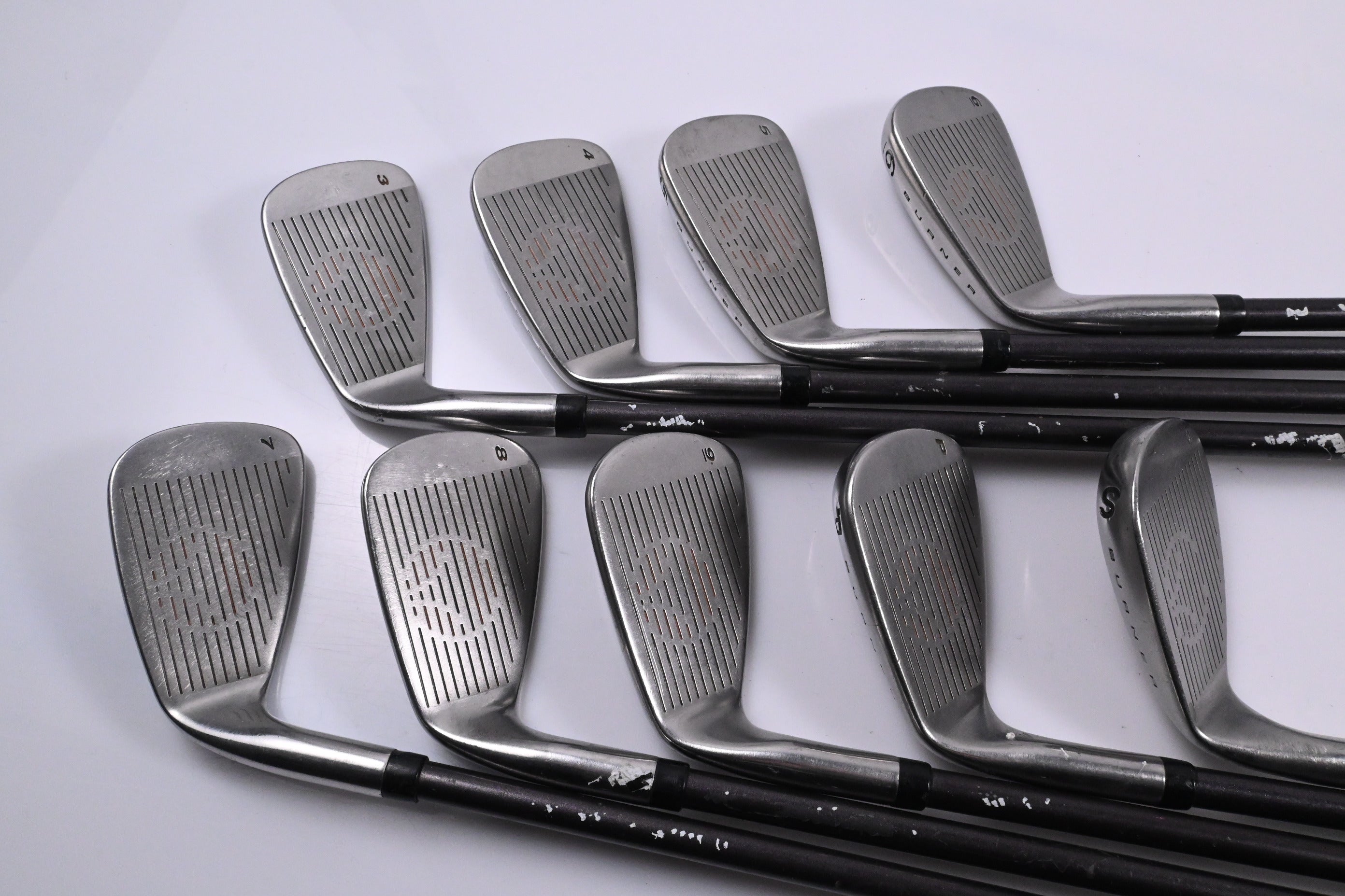 Taylormade Burner Oversize Irons / 3-PW+SW / Stiff Flex Taylormade Bubble 90