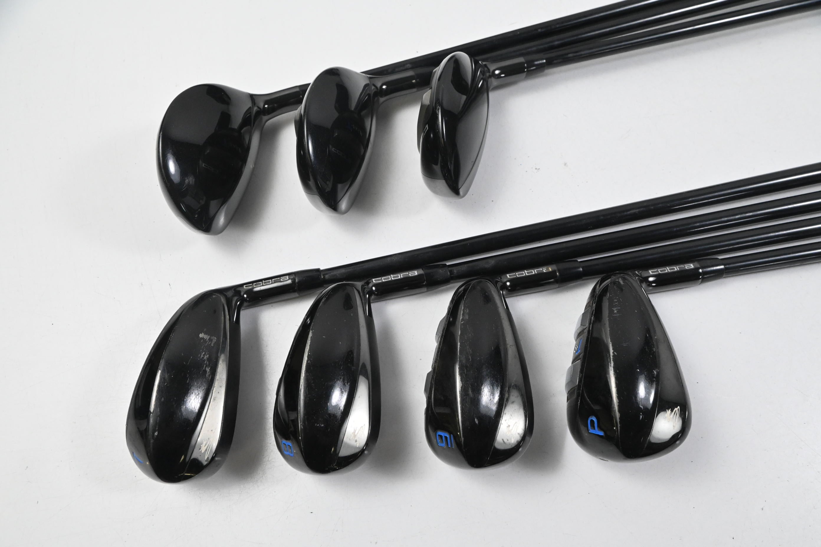 Cobra T-Rail Hybrid Combo Irons / 4-6H+7-PW / Senior Flex Ultralite 45 Shafts