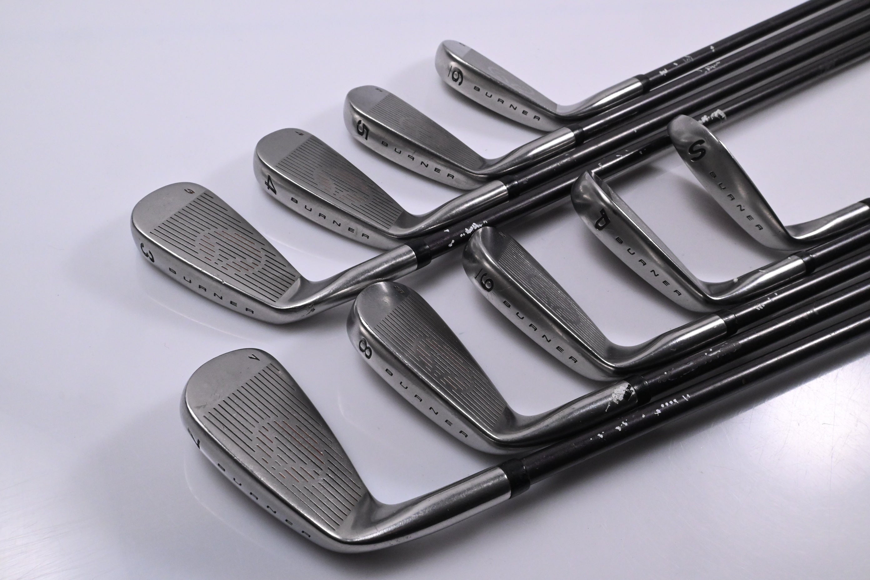 Taylormade Burner Oversize Irons / 3-PW+SW / Stiff Flex Taylormade Bubble 90