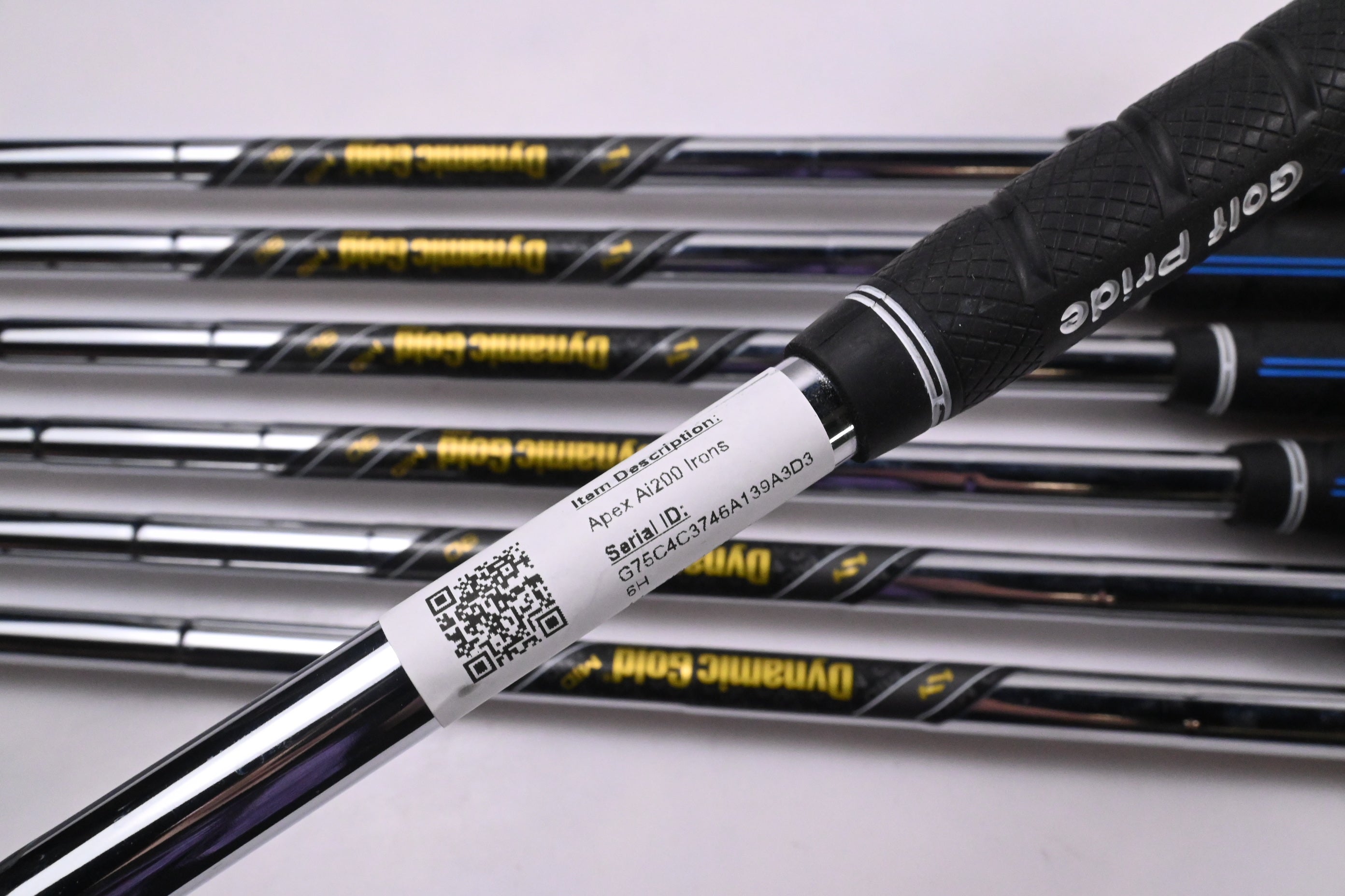 Callaway Apex Ai200 Irons / 4-PW / Stiff Flex Dynamic Gold Mid 90 S300 Shafts