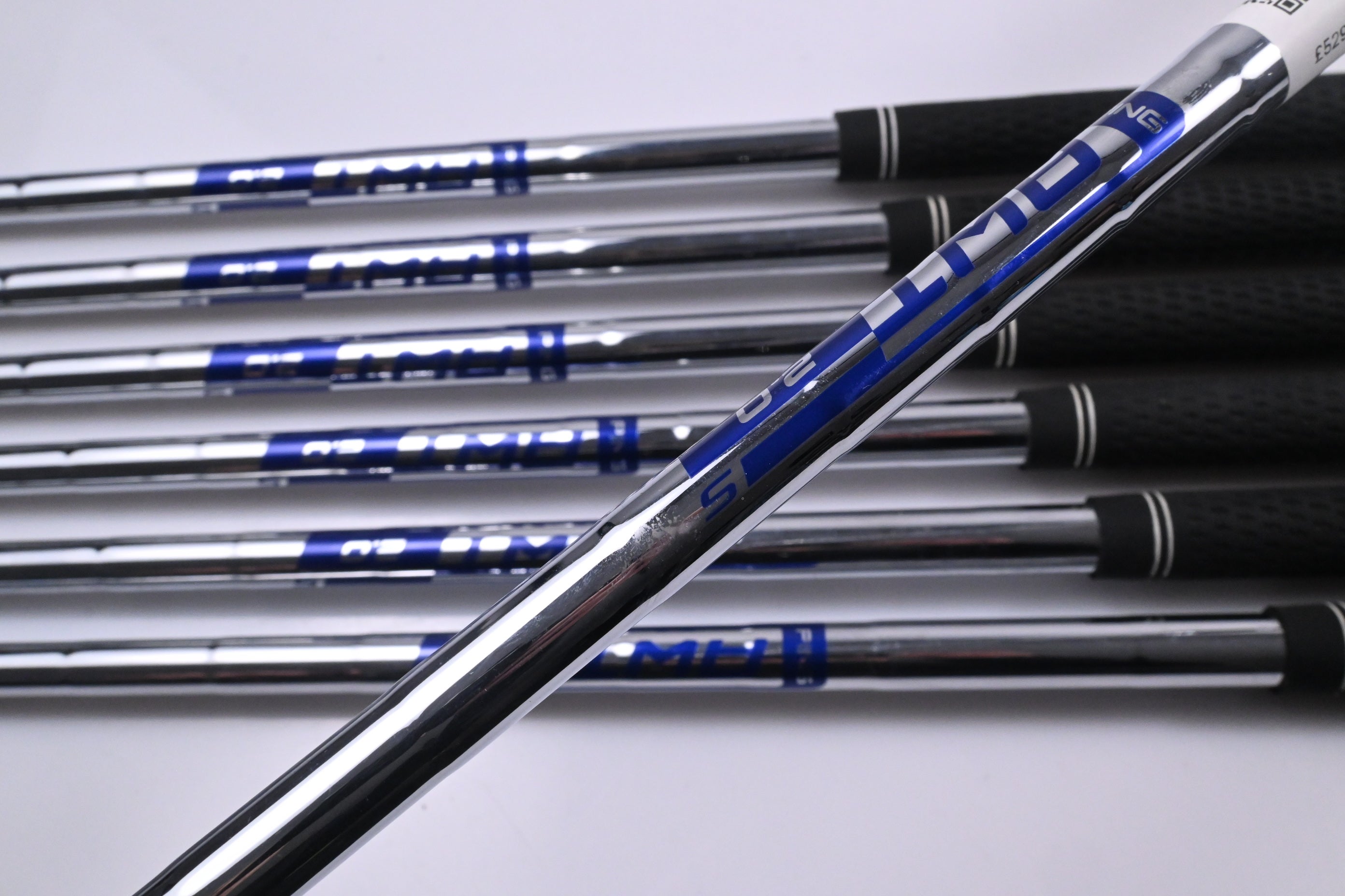Ping G425 Irons / 5-PW+SW / Green Dot / Stiff Flex Ping AWT 2.0 Shafts