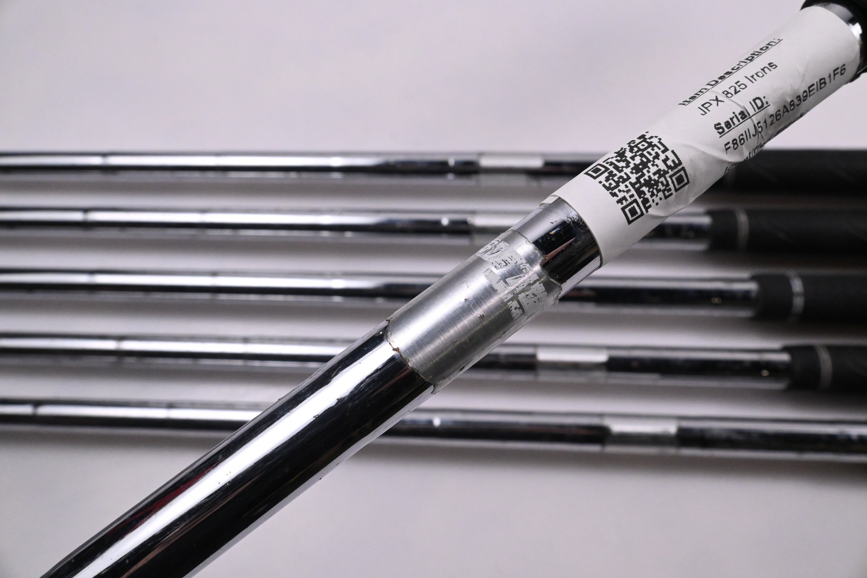 Left Hand Mizuno JPX 825 Irons / 5-PW / Stiff Flex Steel Shafts