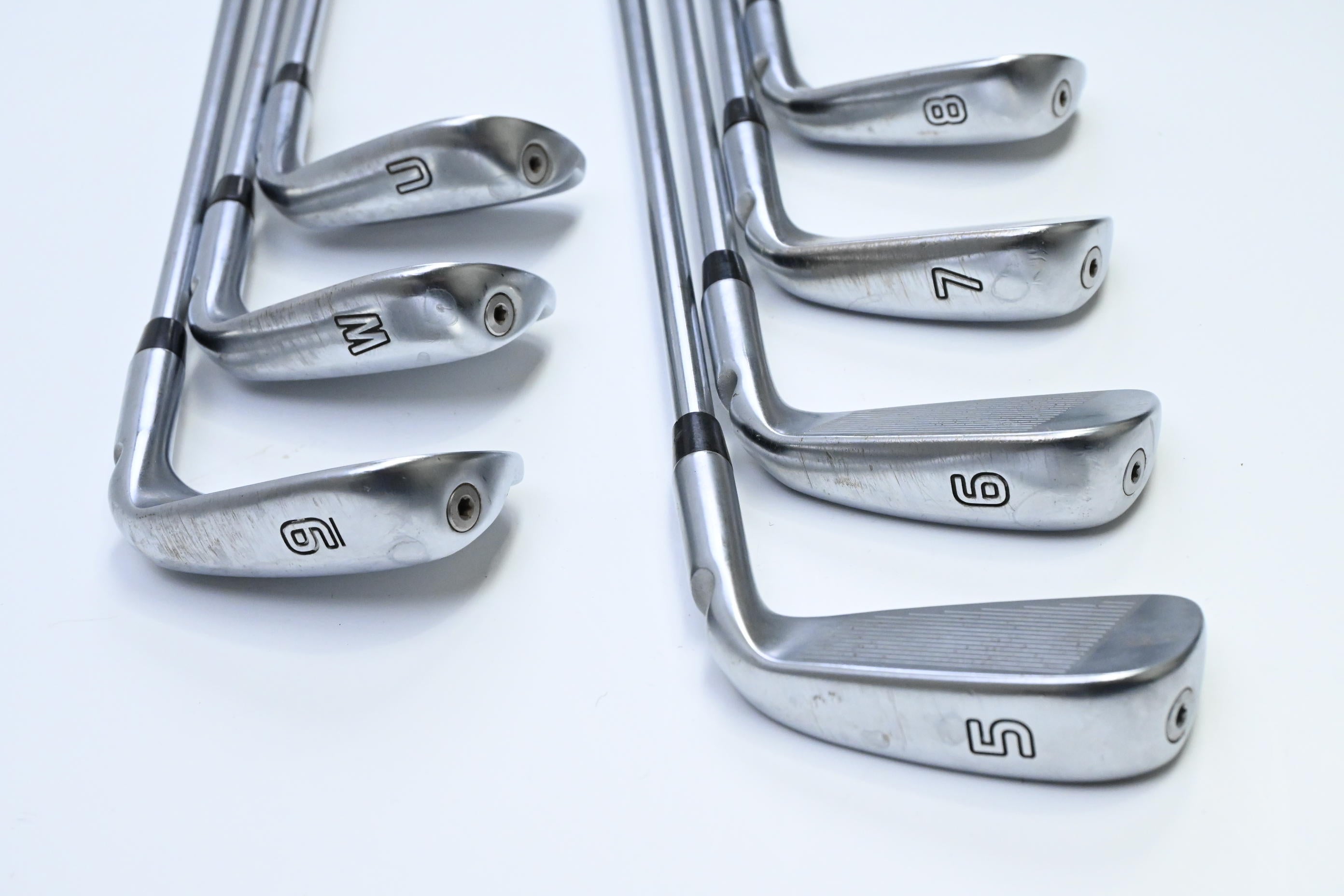 Left Hand Ping i525 Irons / 5-PW+UW / Blue Dot / Regular Flex Project X I0 105