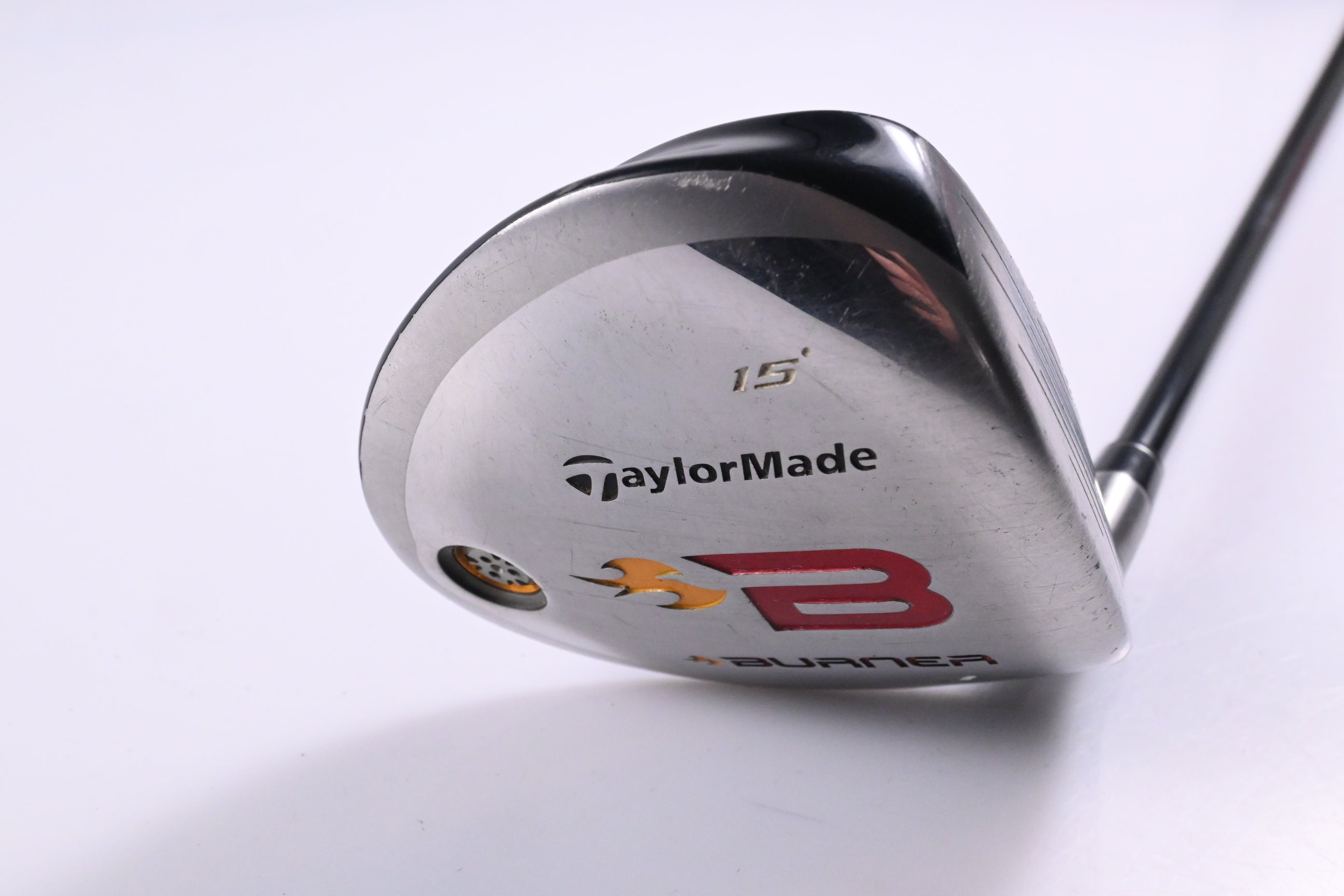 Taylormade Burner 2008 #3 Wood / 15 Degree / Stiff Flex REAX 49 Shaft