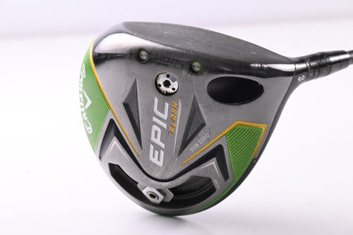 Callaway Epic Flash Sub Zero Driver / 9 Degree / Stiff Flex HZRDUS Smoke Black