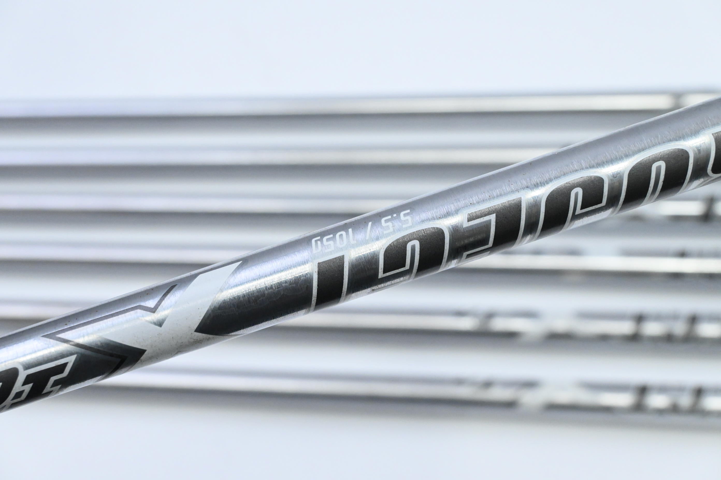 Left Hand Ping i525 Irons / 5-PW+UW / Blue Dot / Regular Flex Project X I0 105