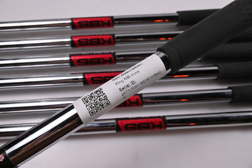 Cobra King CB/MB Irons / 5-PW+GW / Stiff Flex KBS $-Taper Lite 100 Shafts