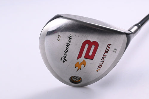 Taylormade Burner 2008 #3 Wood / 15 Degree / Stiff Flex REAX 49 Shaft