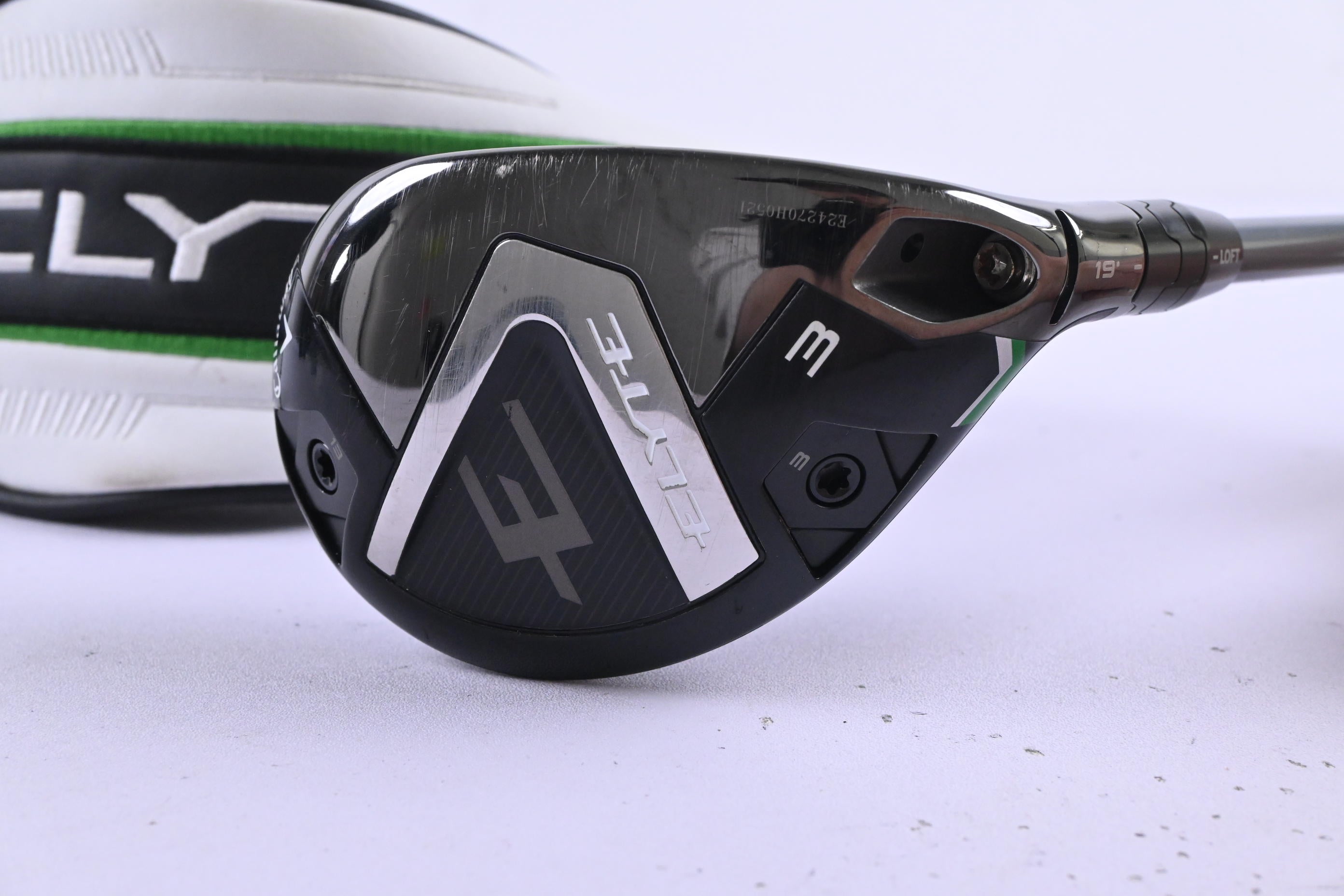 Callaway Elyte #3 Hybrid / 19 Degree / Stiff Flex Denali Charcoal 70 Shaft