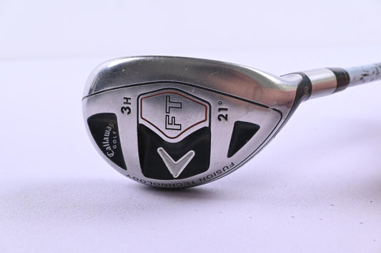 Callaway FT #3 Hybrid / 21 Degree / Regular Flex Fujikura M Fit-On Shaft