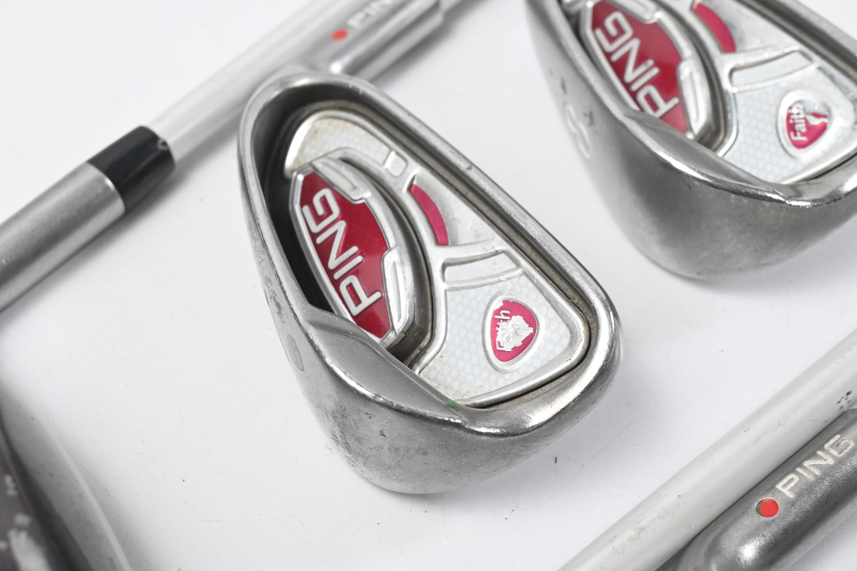 Ladies Ping Faith Hybrid Combo Irons / 5H+7-PW+SW / Red Dot / Ladies Flex Ping