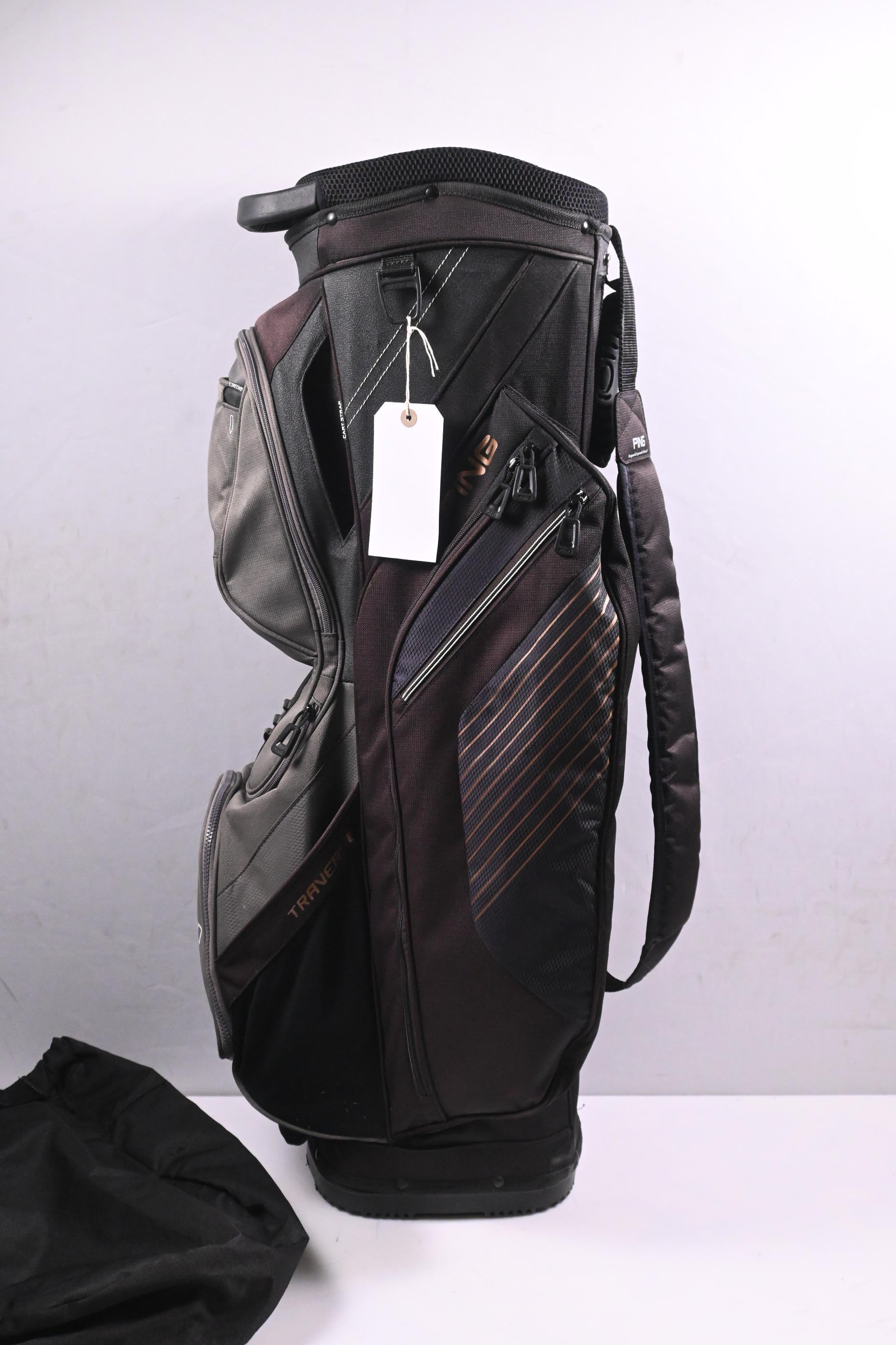 Ping Traverse Cart Bag / 14-Way Divider / Black, Grey