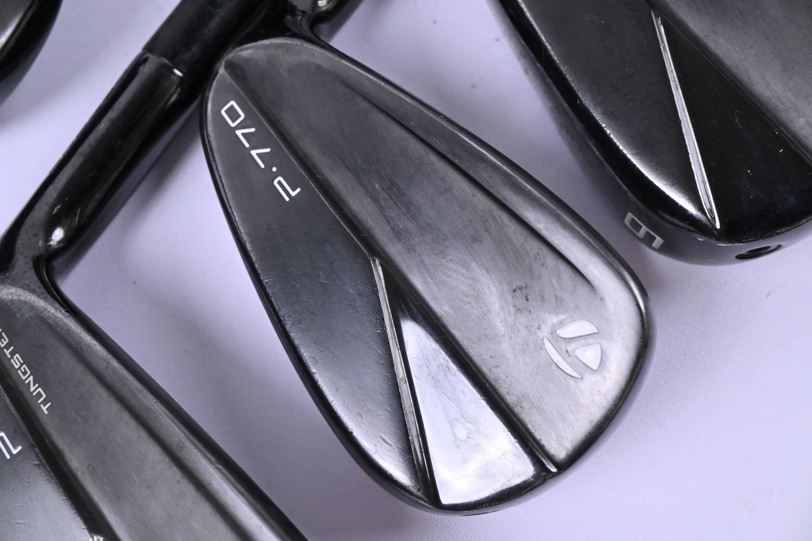 Taylormade P770 2023 Phantom Black Irons / 4-PW / Stiff Flex KBS Tour Shafts