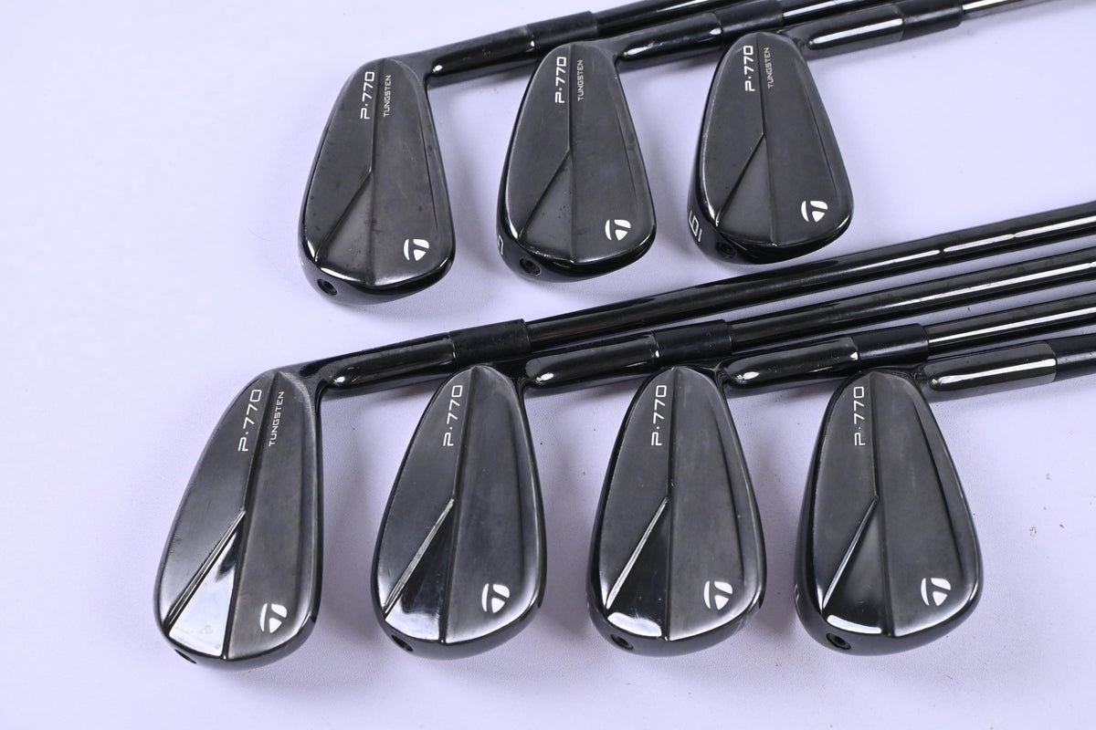 Taylormade P770 2023 Phantom Black Irons / 4-PW / Stiff Flex KBS Tour Shafts