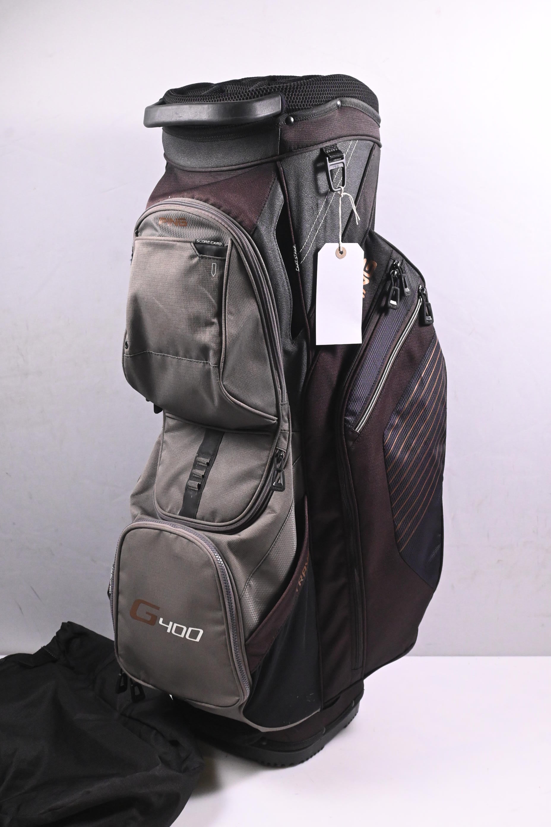 Ping Traverse Cart Bag / 14-Way Divider / Black, Grey