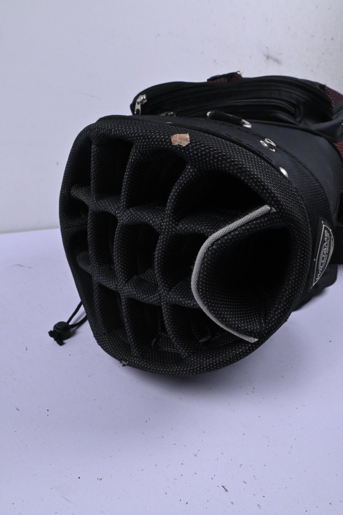 Williams Golf Cart Bag / 13-Way Divider / Black & Red