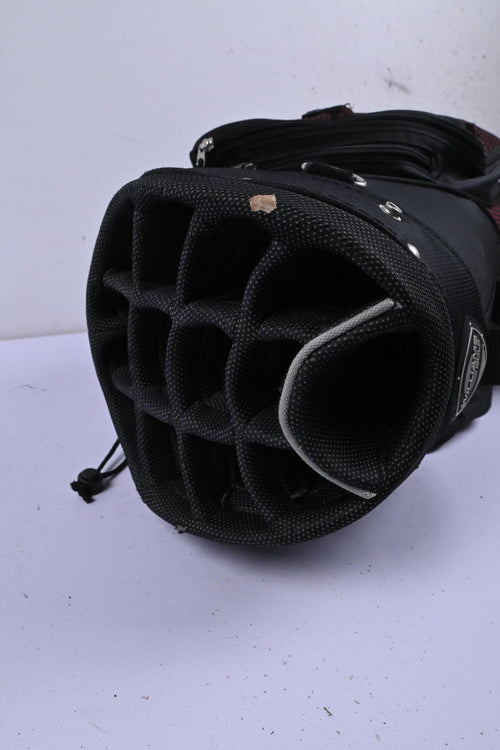 Williams Golf Cart Bag / 13-Way Divider / Black & Red