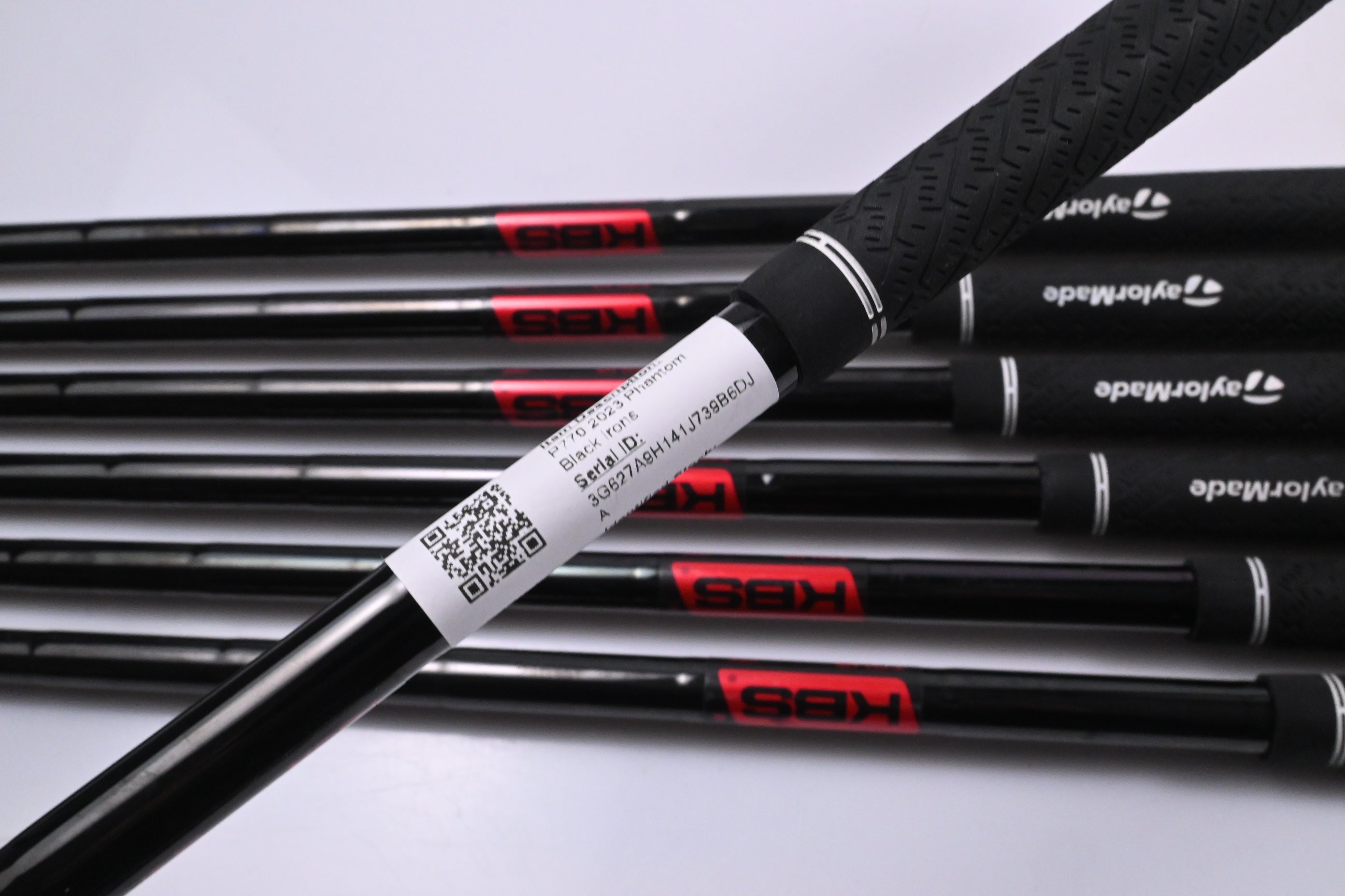 Taylormade P770 2023 Phantom Black Irons / 4-PW / Stiff Flex KBS Tour Shafts