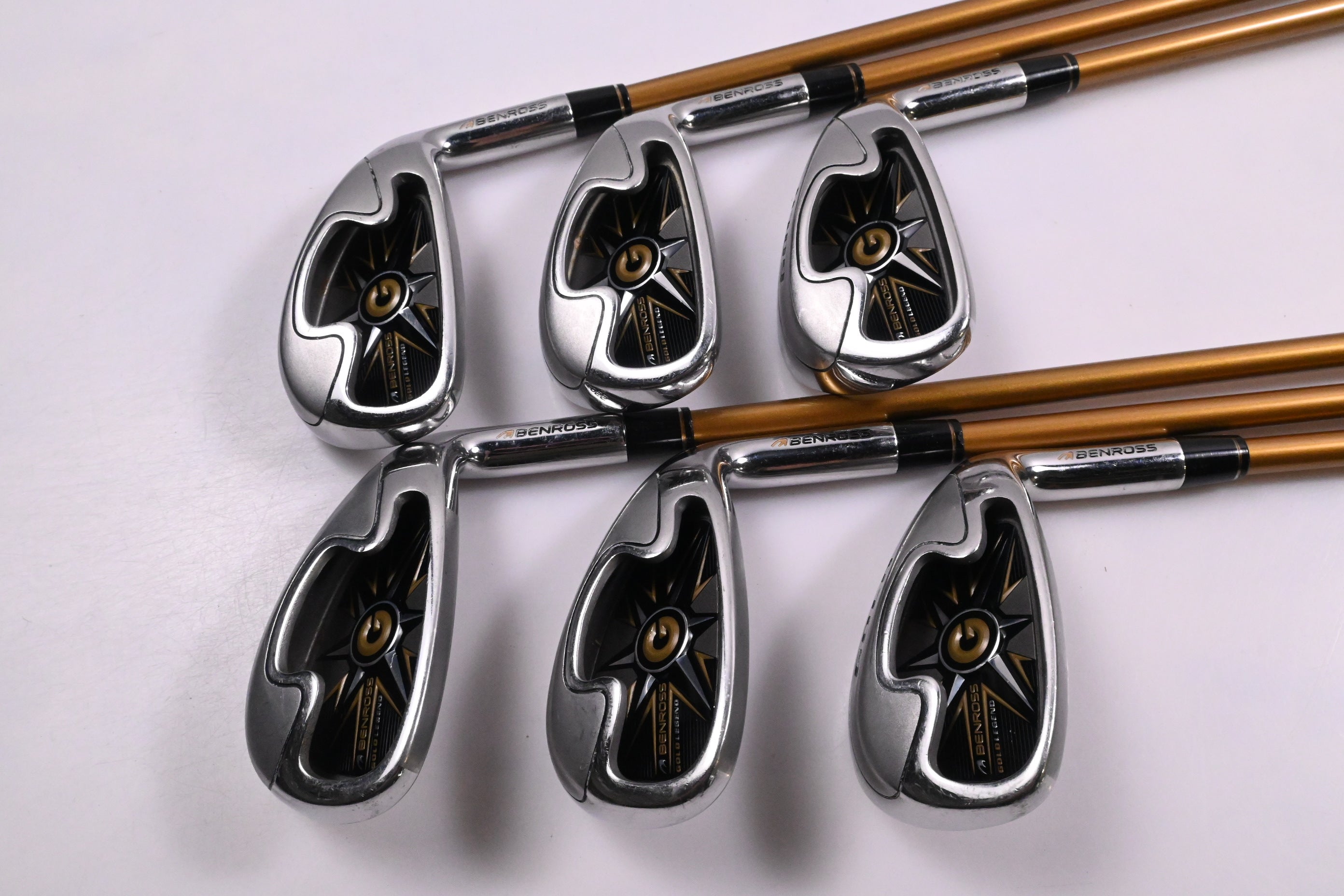 Benross GOLD Legend Irons / 5-PW / Senior Flex Aldila Gold Shafts
